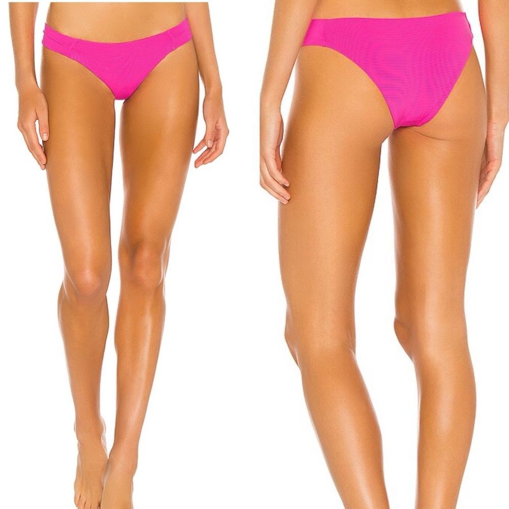 Lovers + Friends Bikini Bottom Pink L Beach Resort Vacation NWT